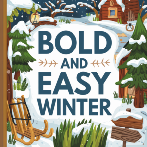 winter coloring book for kids: 200 pages mega bundle of bold & easy snow scenes, animals & holiday fun | large print activity book for toddlers, preschool, children